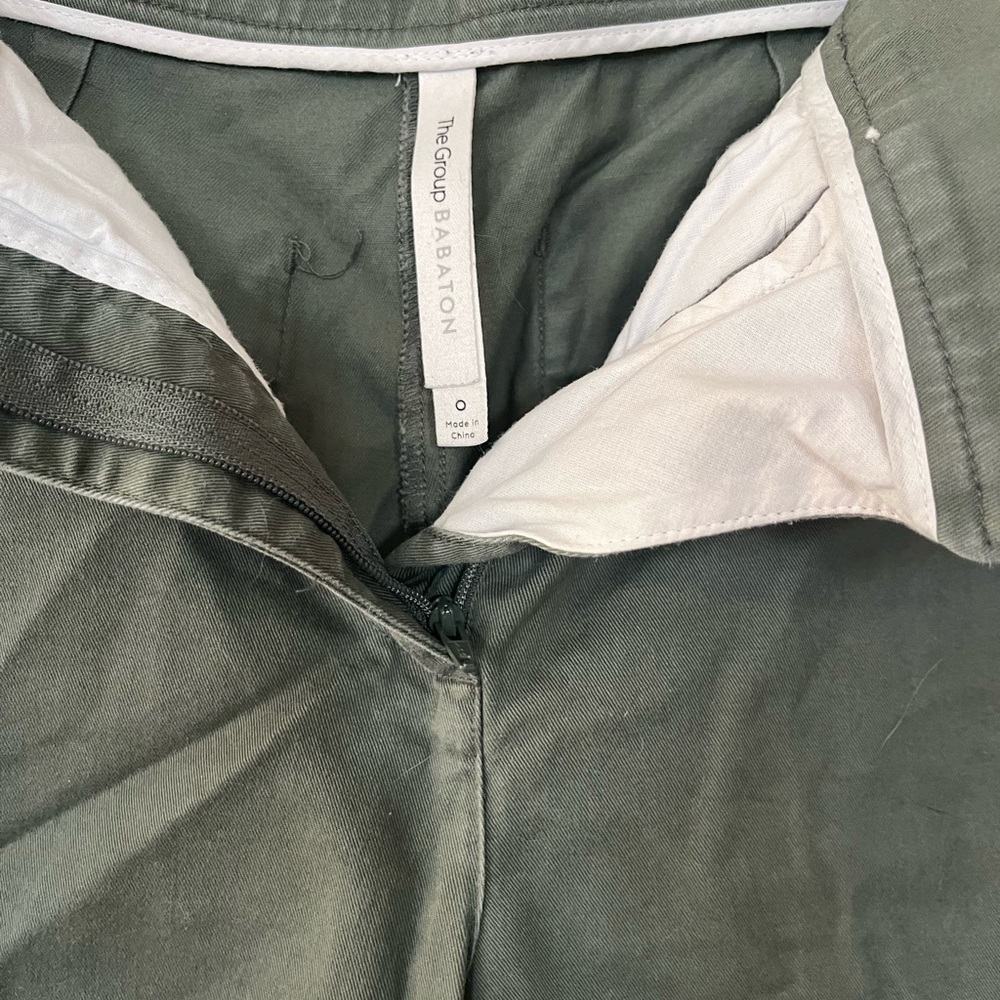 Babaton Olive Green Trousers